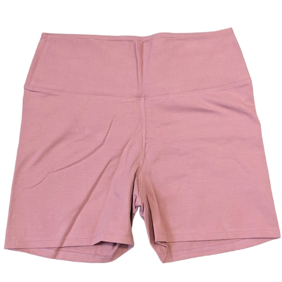 indigo luna Pants - Indigo Luna Store Ananda Organic Cotton Yoga Shorts Pink Rose X-Large